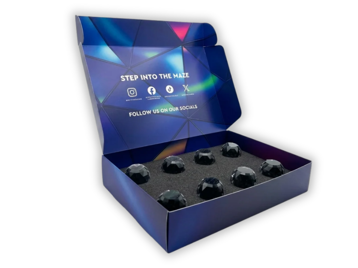 Crystal Maze Crystal Tokens – Collectible Set (8 Pieces)