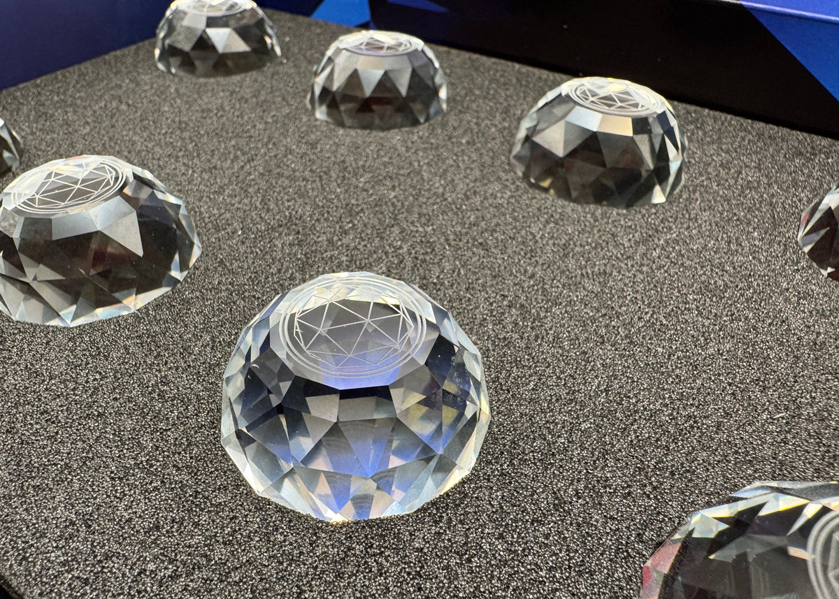 Crystal Maze Crystal Tokens – Collectible Set (8 Pieces)