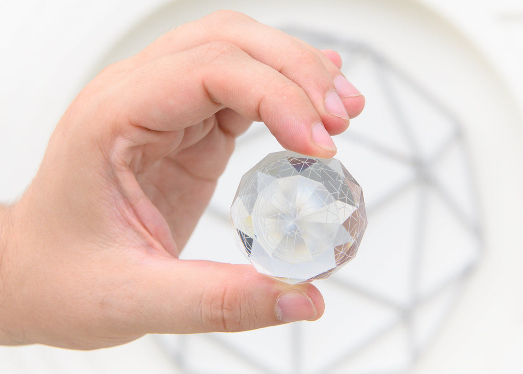 Crystal Maze Engraved Crystal (4cm)