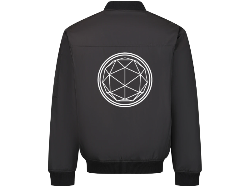 Crystal Maze Pro Pilot Bomber Jacket Black