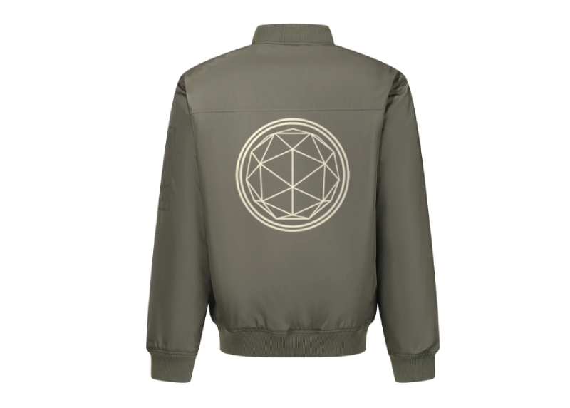 Crystal Maze Pro Pilot Bomber Jacket Khaki