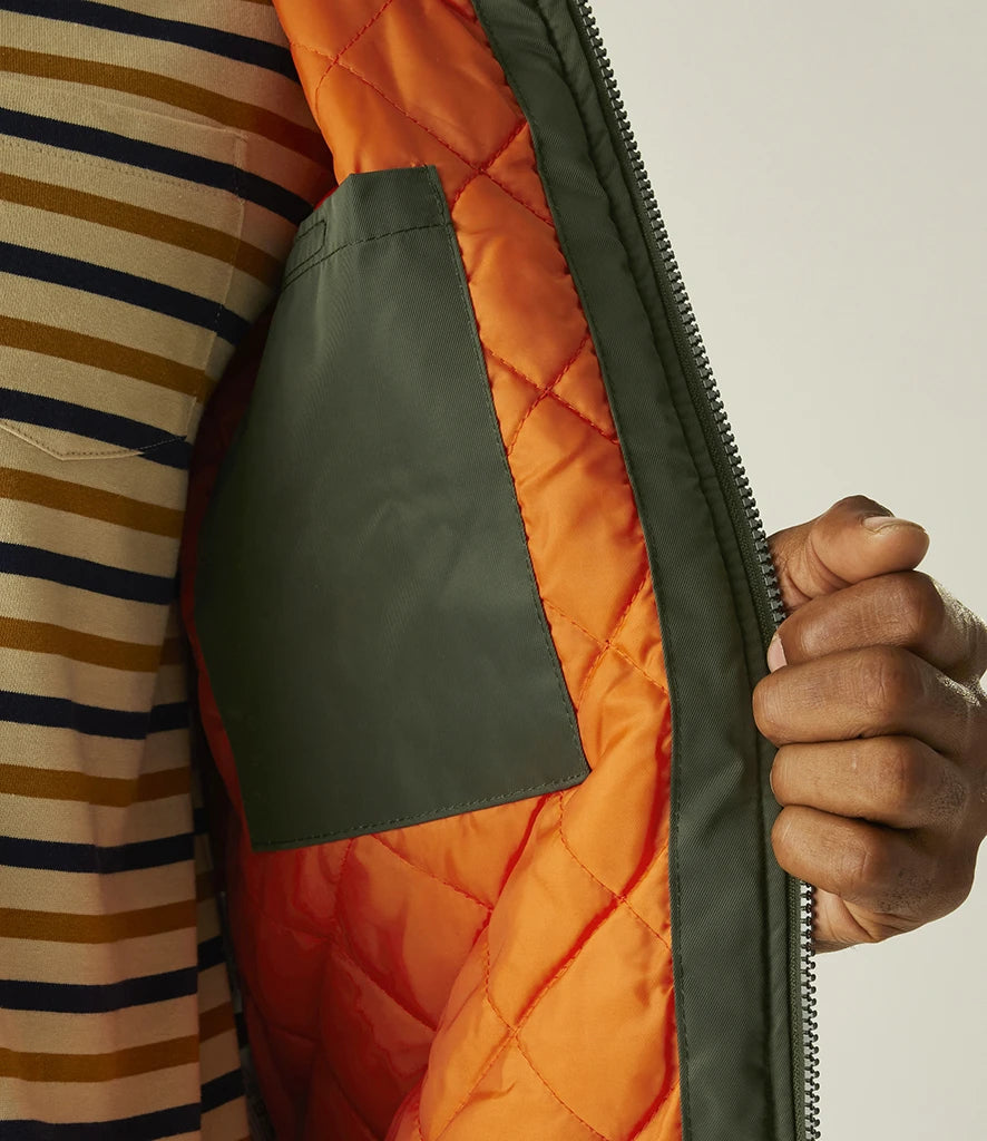 Crystal Maze Pro Pilot Bomber Jacket Khaki