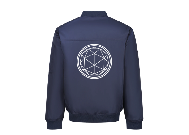 Crystal Maze Pro Pilot Bomber Jacket Navy