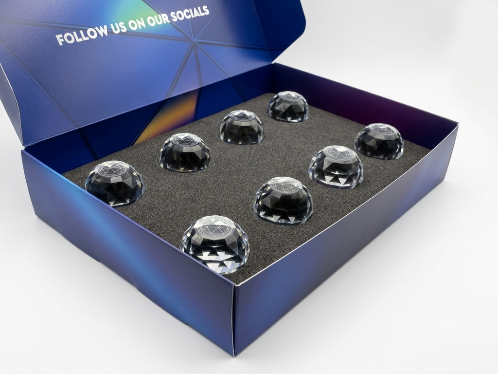Crystal Maze Crystal Tokens – Collectible Set (8 Pieces)