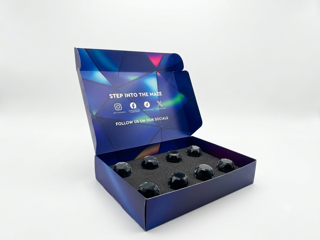 Crystal Maze Crystal Tokens – Collectible Set (8 Pieces)